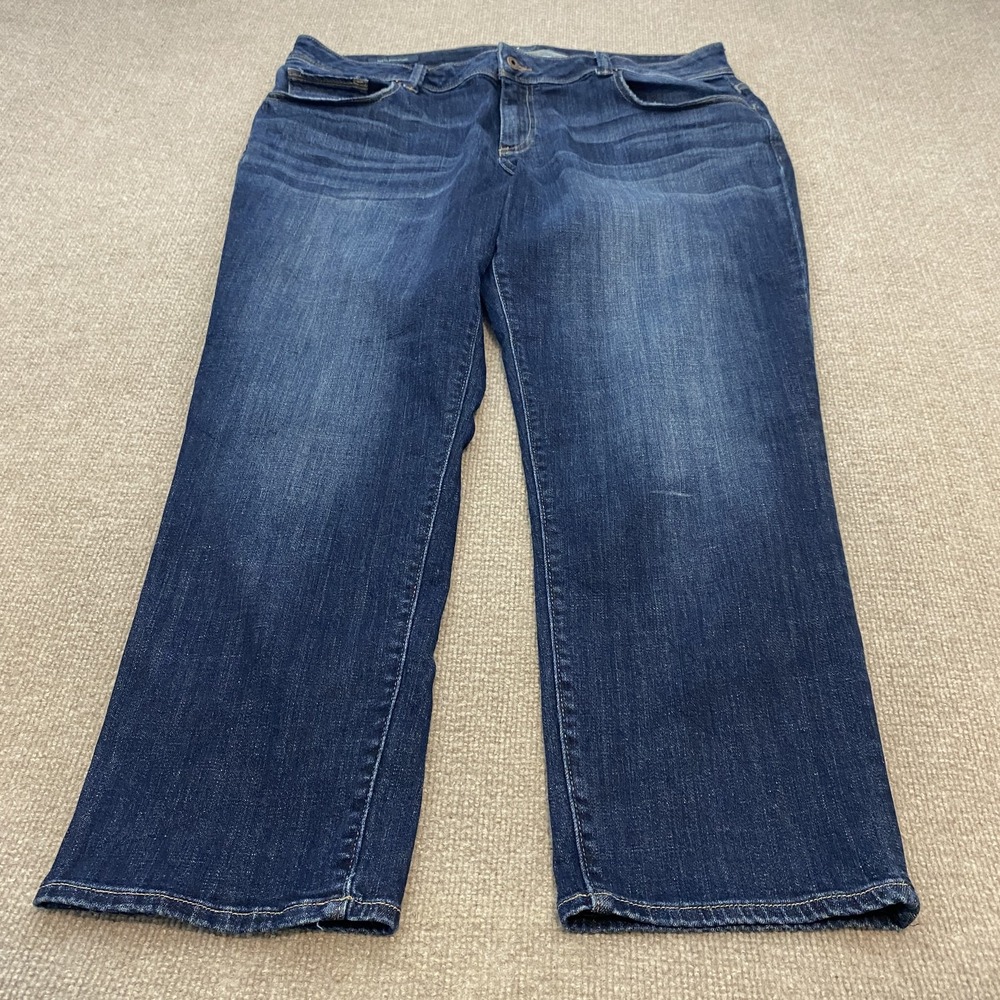 Lucky Brand Reese Boyfriend Jeans Womens 18 Blue Med Wash Mid Rise Stretch Denim